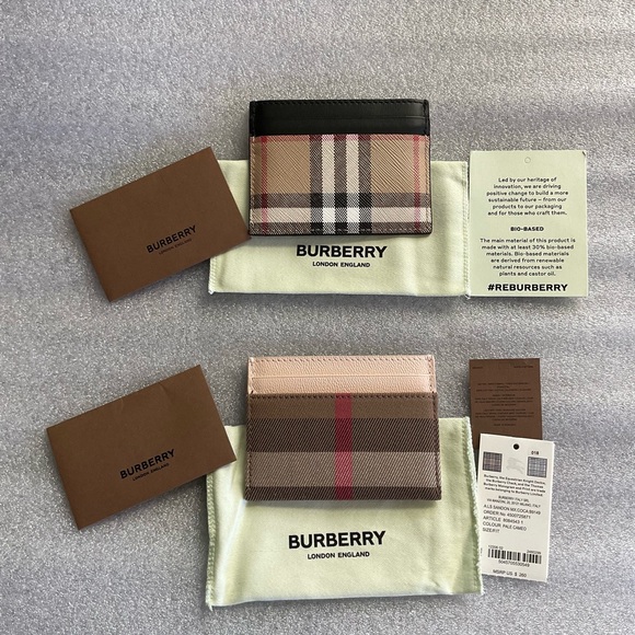 Burberry Accessories - Burberry Black and Brown Key Card Holders Accessories